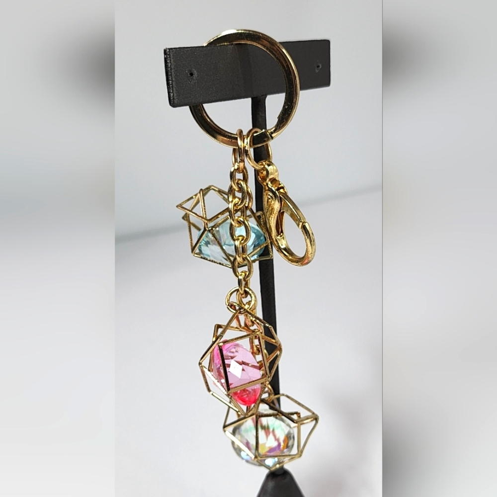 Multicolor & Goldtone Keychain 23079-017